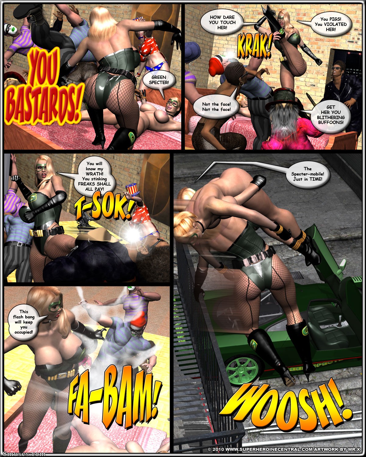 Green Specter and Specter Girl - The Greatest Show On Earth — page 21