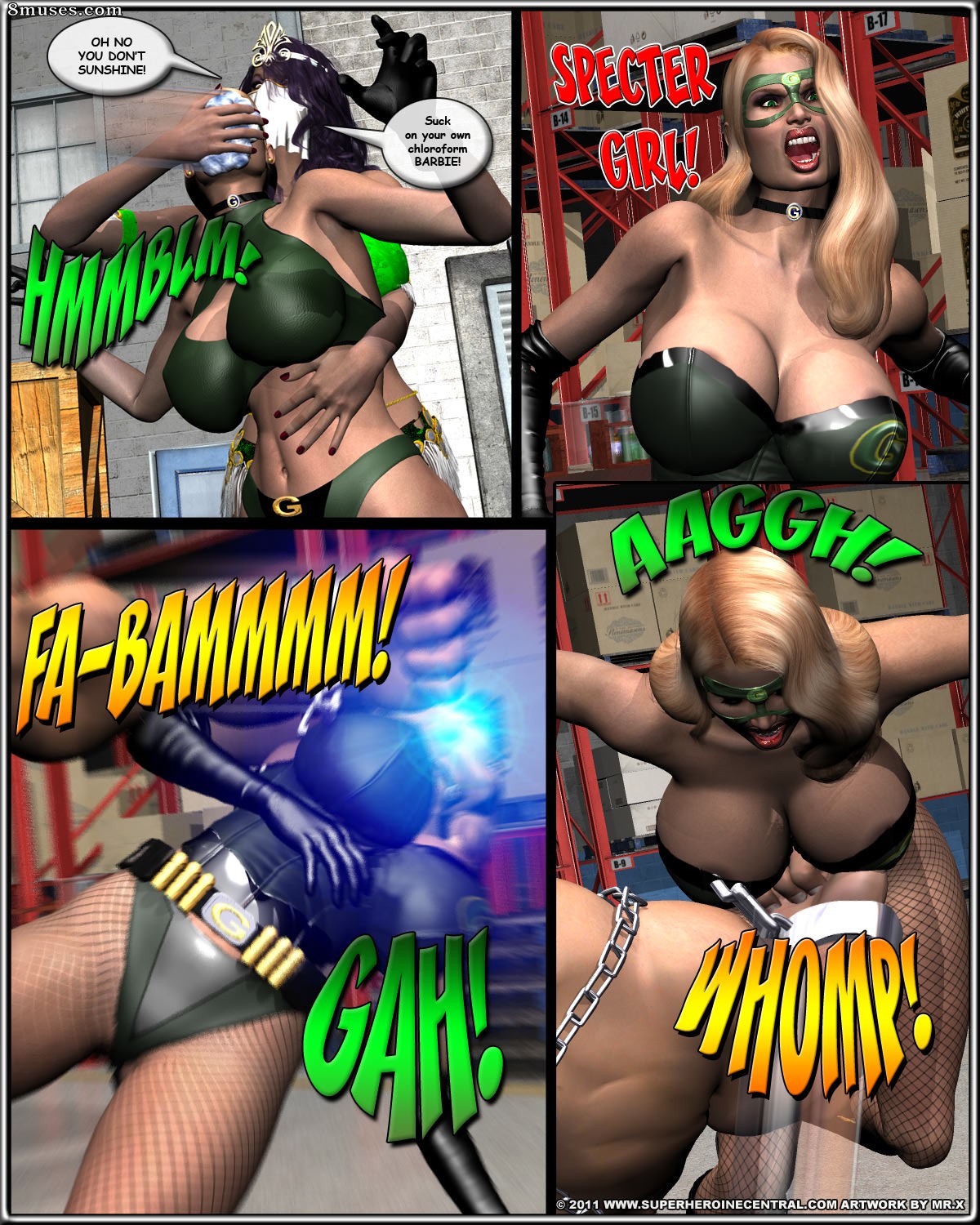 Green Specter and Specter Girl - The Greatest Show On Earth — page 59