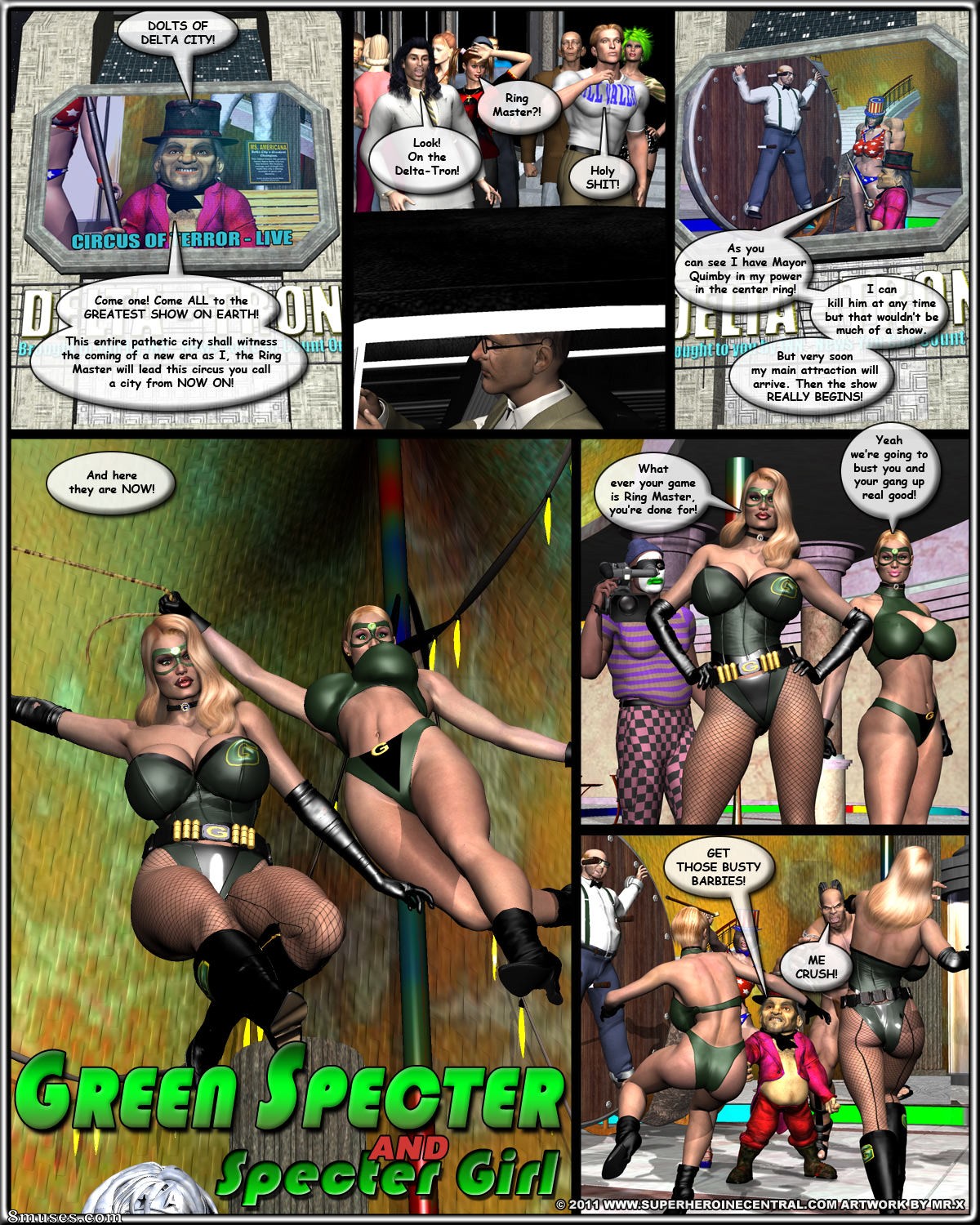 Green Specter and Specter Girl - The Greatest Show On Earth — page 70