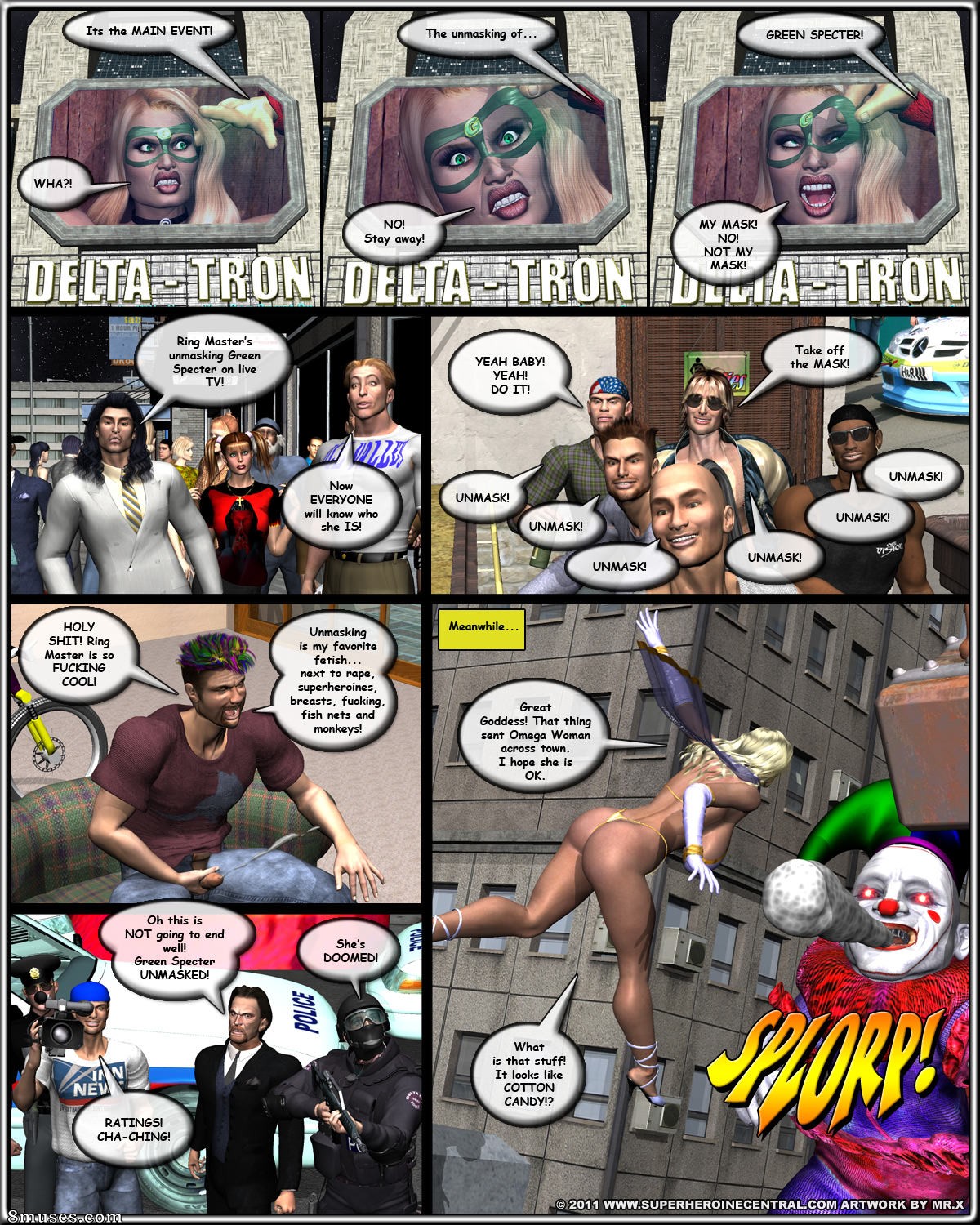 Green Specter and Specter Girl - The Greatest Show On Earth — page 91