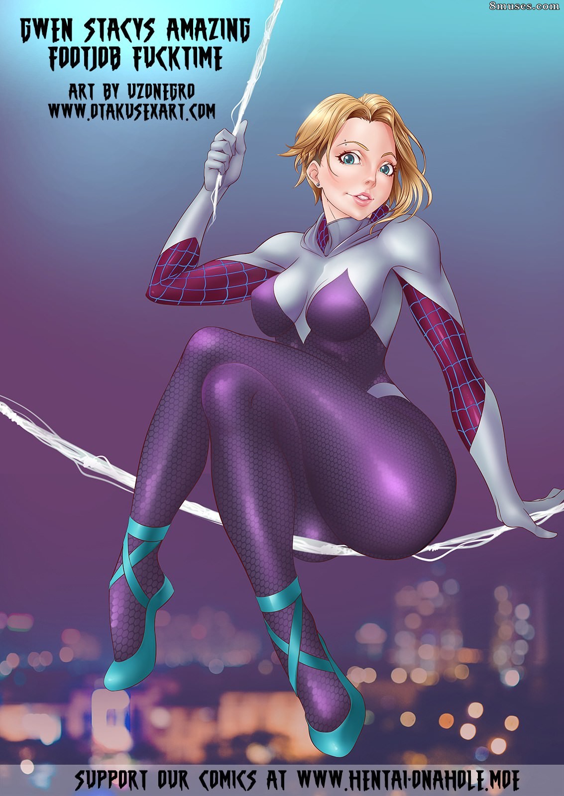 Gwen Stacy's Amazing Footjob Fucktime — page 15