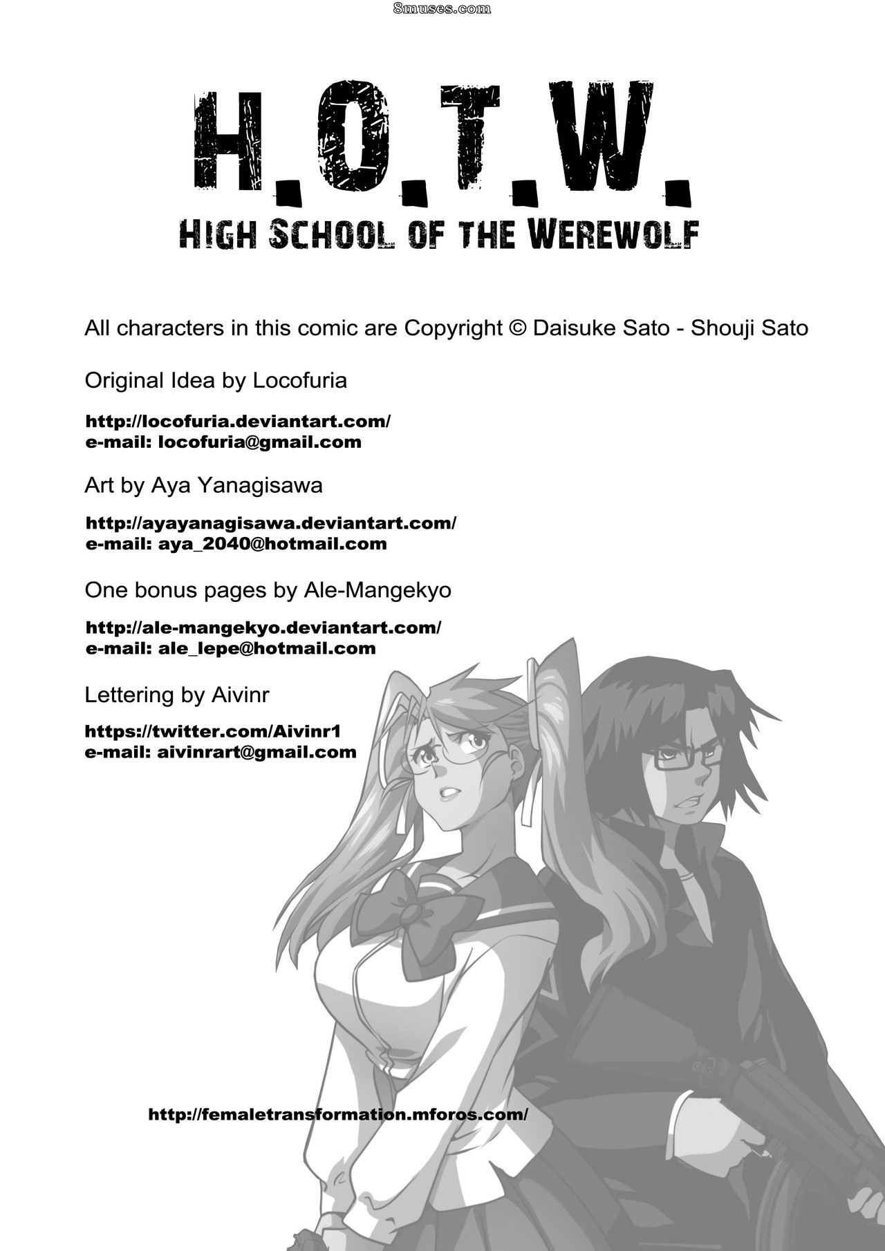 High School of the Werewolf — page 36