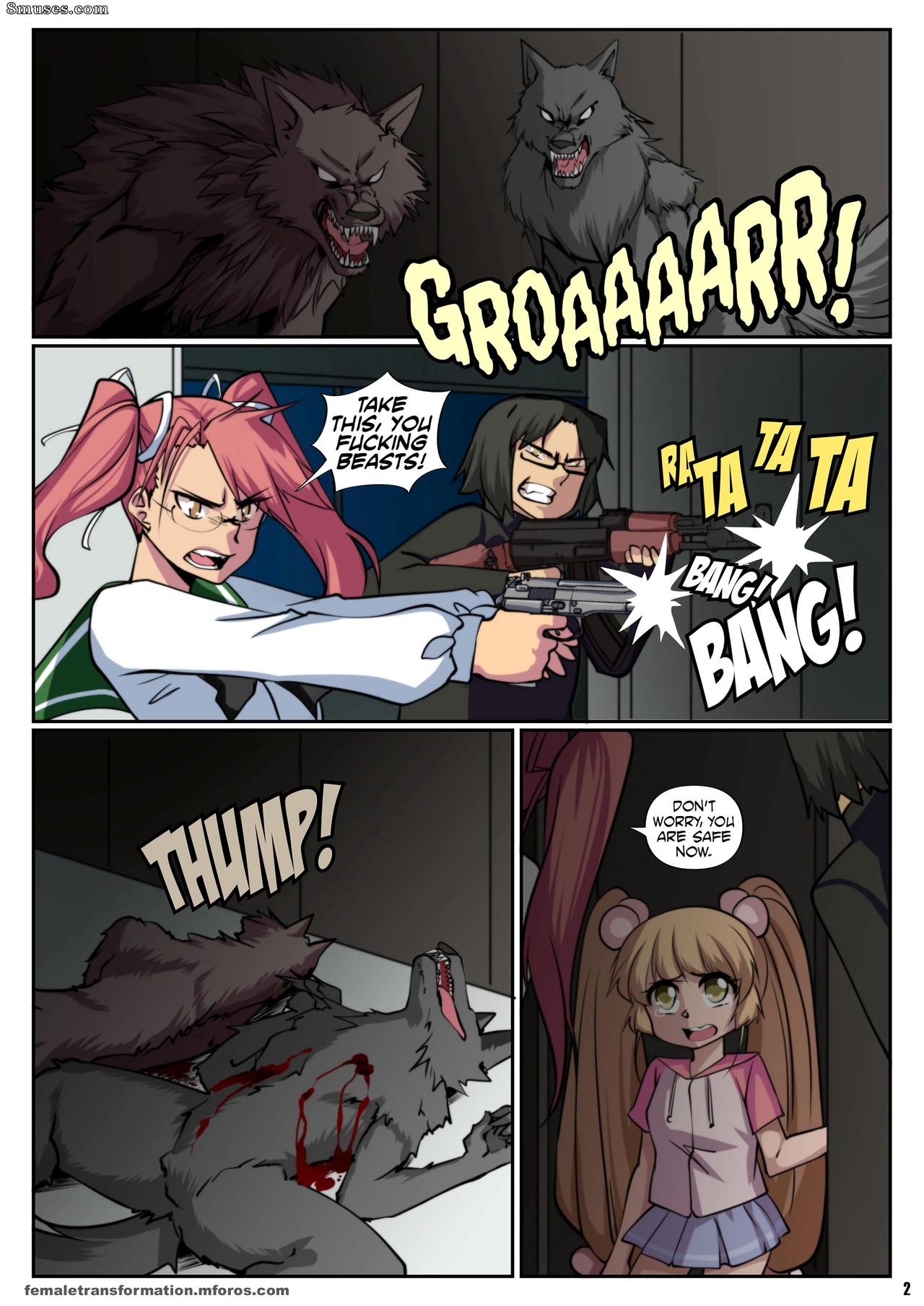High School of the Werewolf — page 38