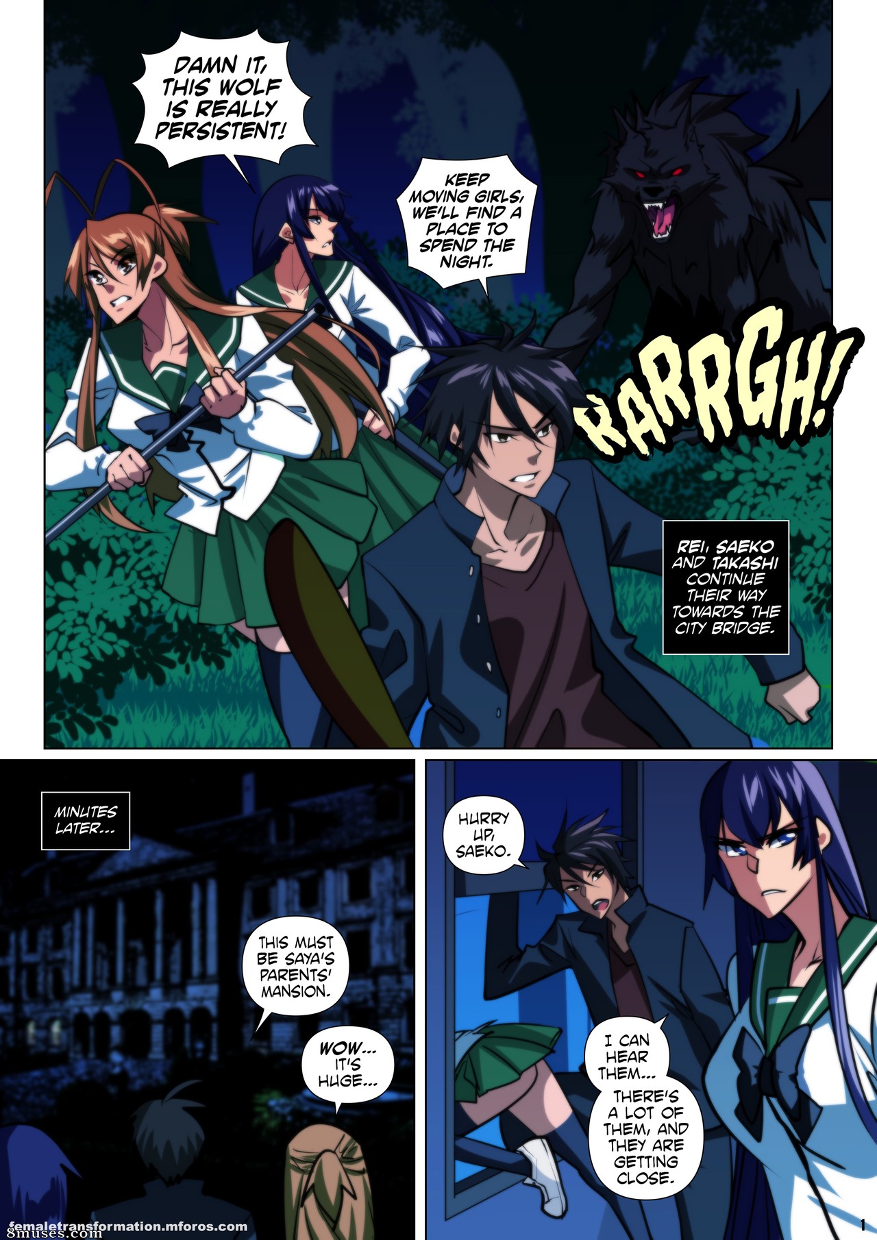 High School of the Werewolf — page 67