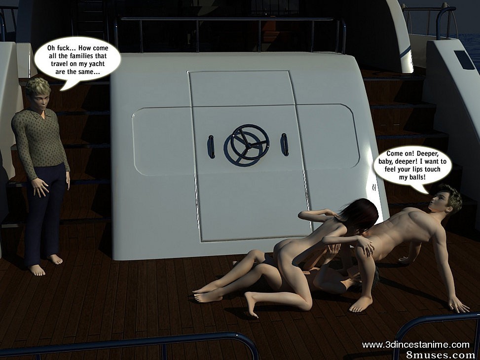 Crazy family gang-bang in the blue water — page 15