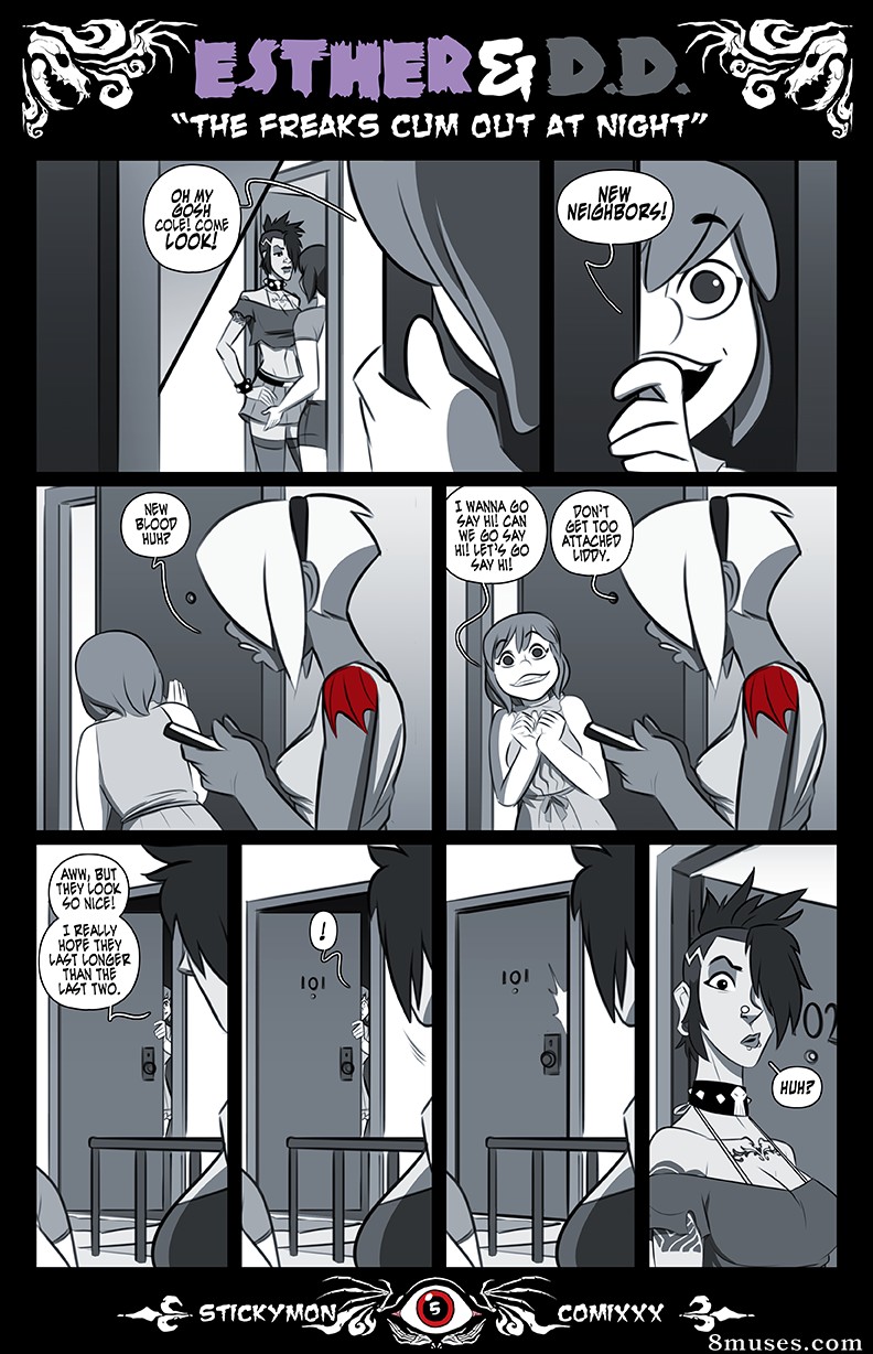 Esther &amp; DD - The Freak Cum Out At Night — page 6