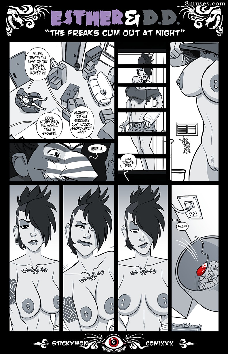 Esther &amp; DD - The Freak Cum Out At Night — page 7