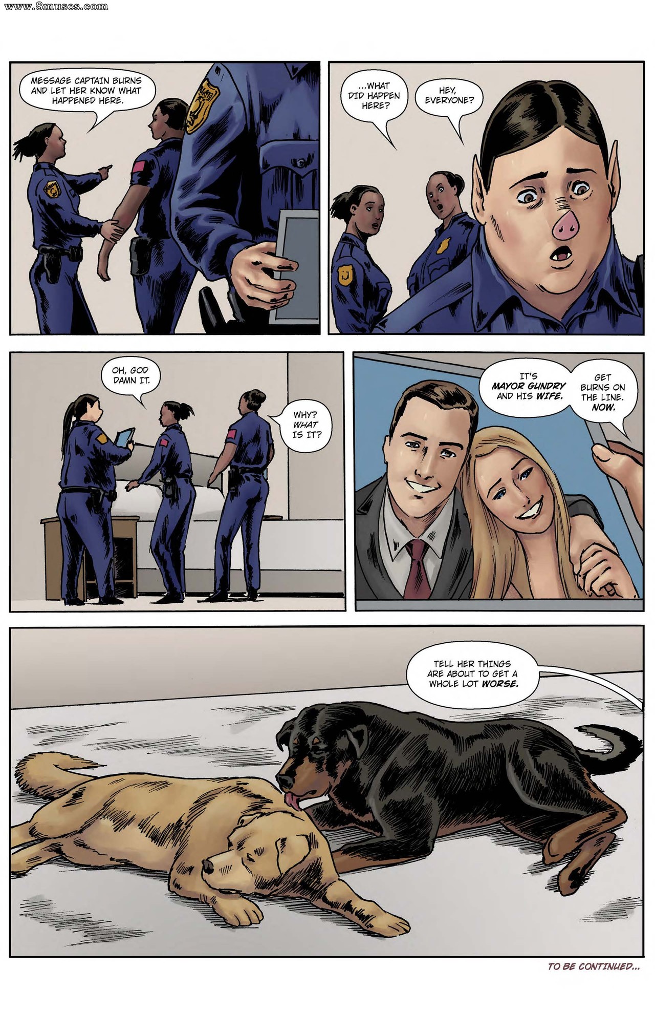In the Swine of Duty — page 74