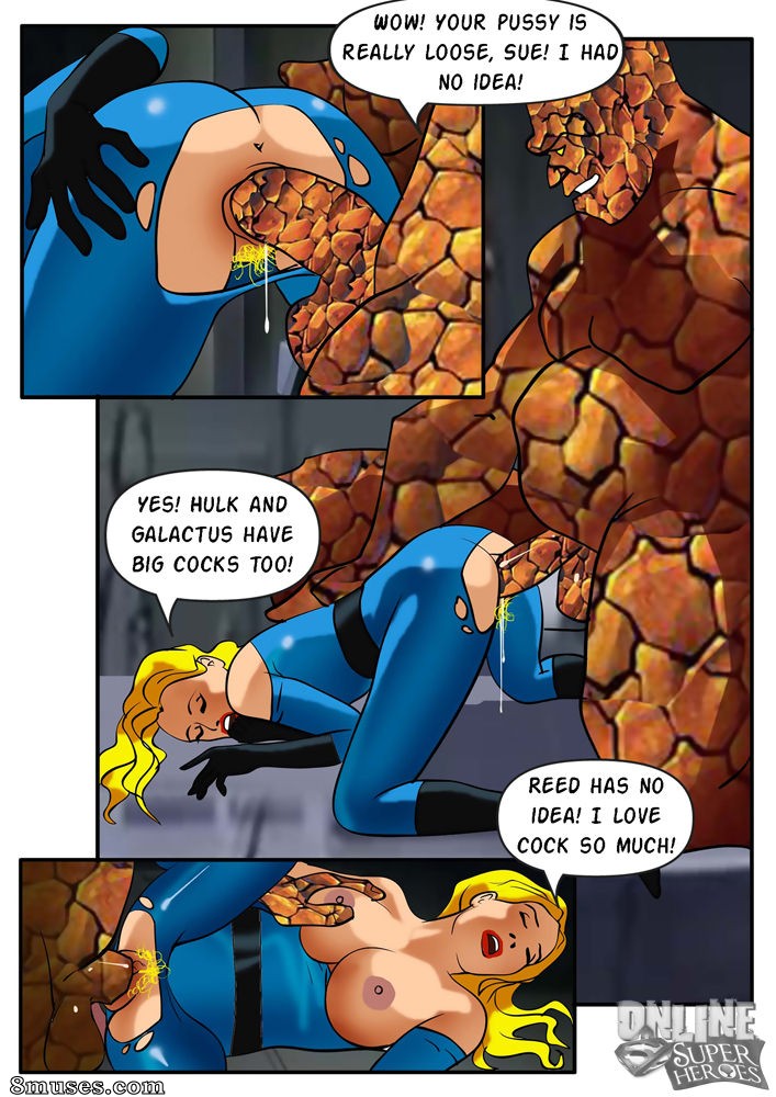Invisible Woman gangbanged by the rest of the Fantastic Four — page 5