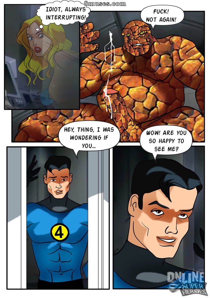 Invisible Woman gangbanged by the rest of the Fantastic Four — page 7