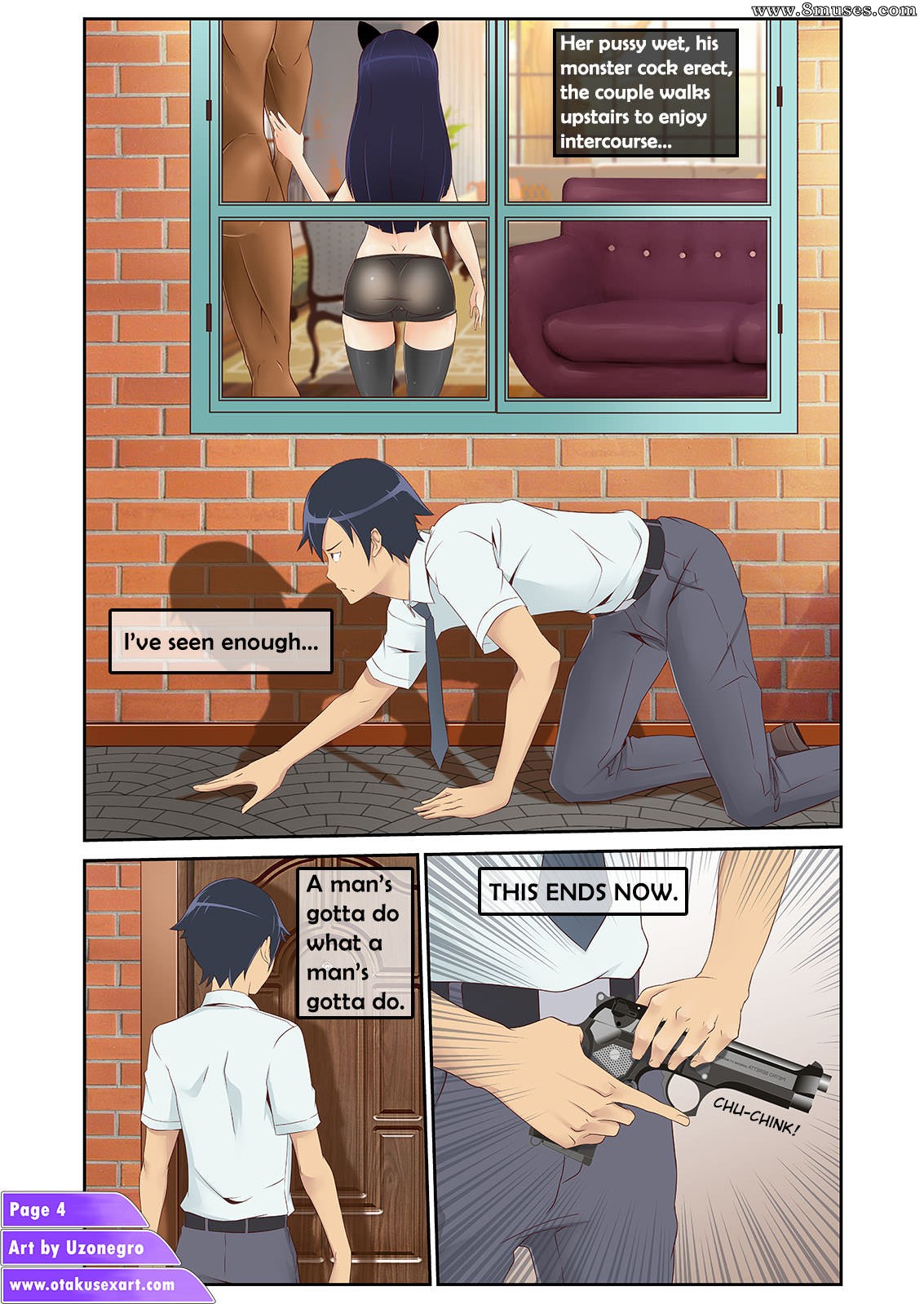 Kuroneko's Interracial Cuckolding Fucktime — page 5