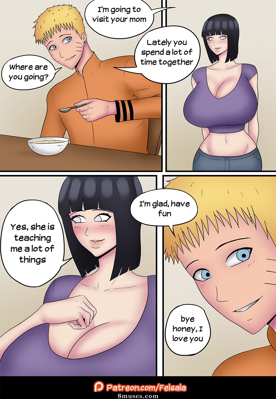 Kushina helps Hinata — page 32