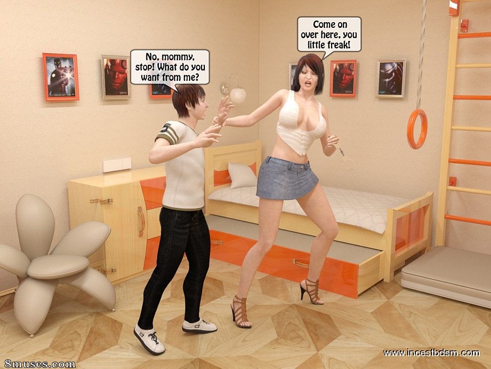 Little wanker gets his first incest experience — page 9
