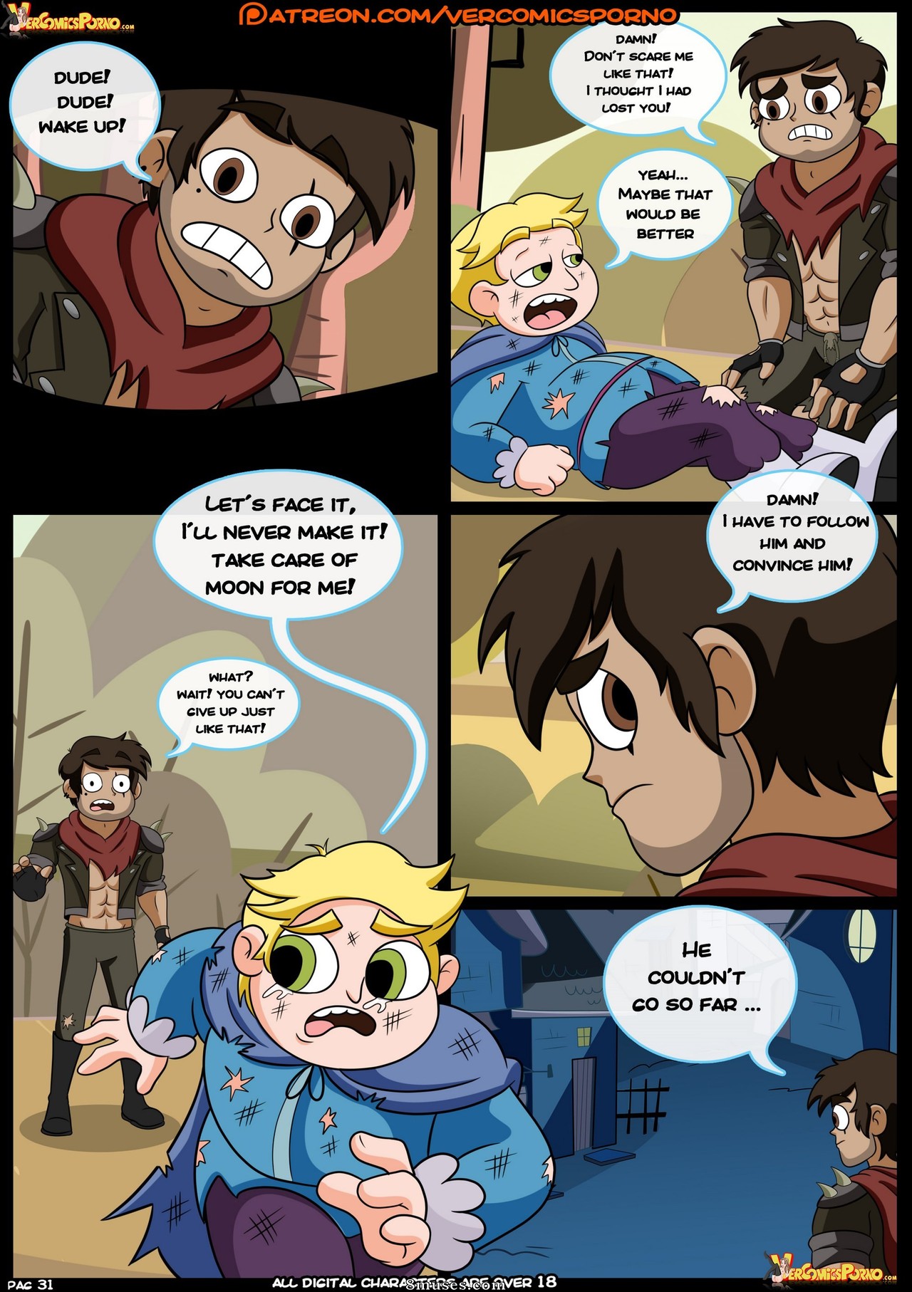 Marco vs The forces of Time - English — page 32