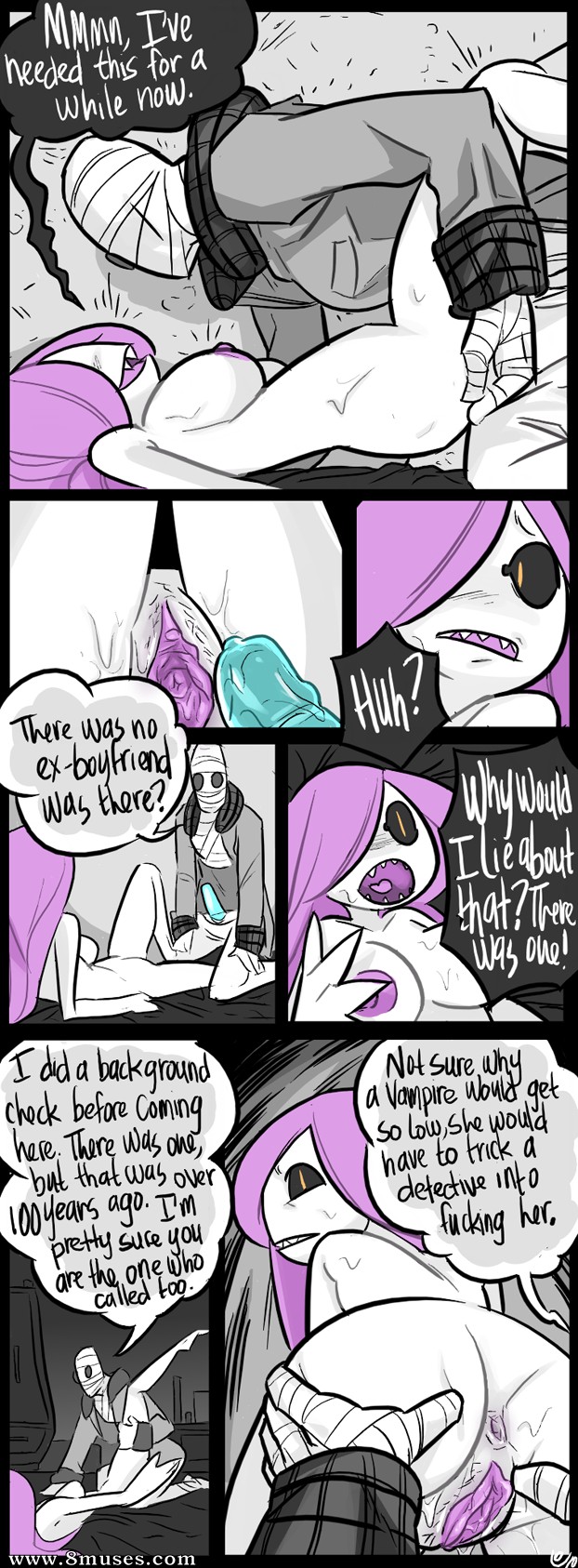 Mr.Invisible and the vampire — page 8