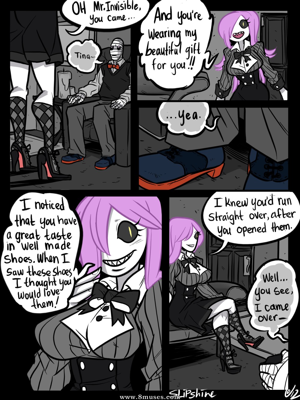 Mr.Invisible and the vampire — page 50