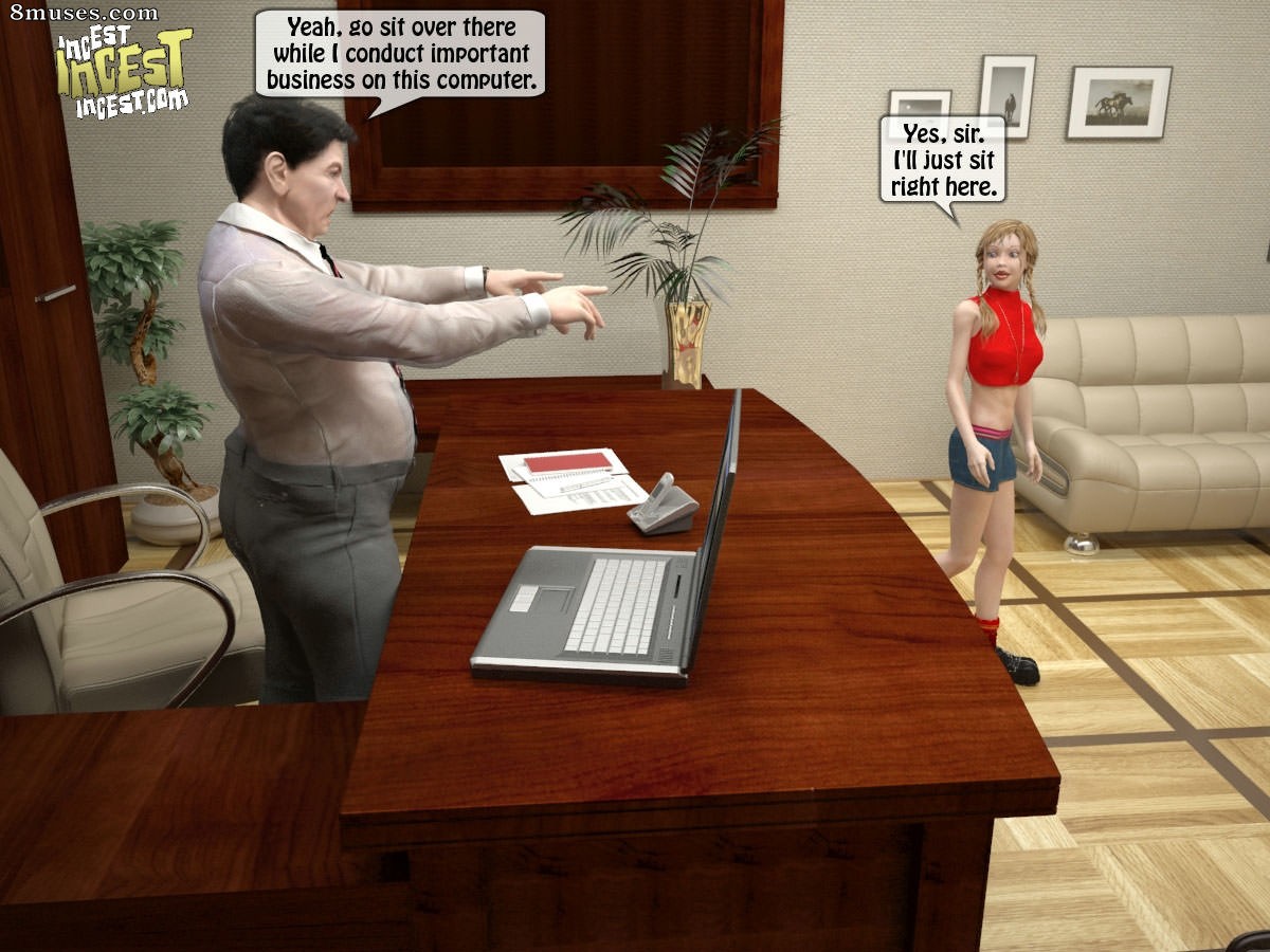 Naughty Granddaughter Plays with Grandpa — page 4