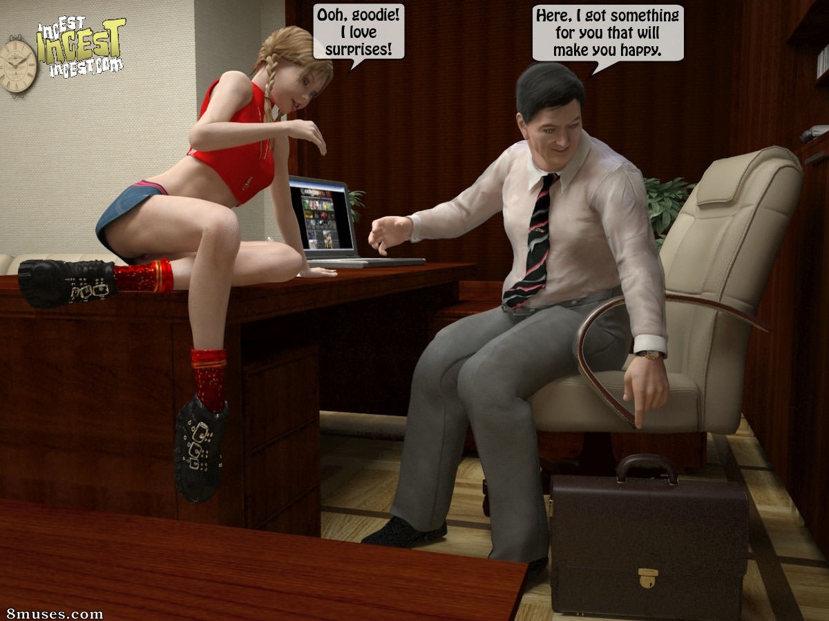 Naughty Granddaughter Plays with Grandpa — page 9