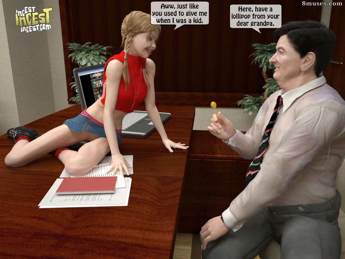 Naughty Granddaughter Plays with Grandpa — page 10