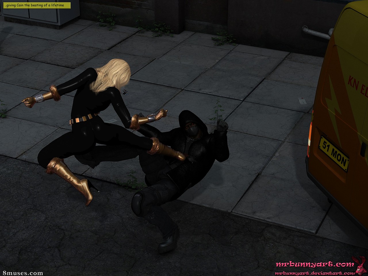 Night Vixen vs Cain — page 49
