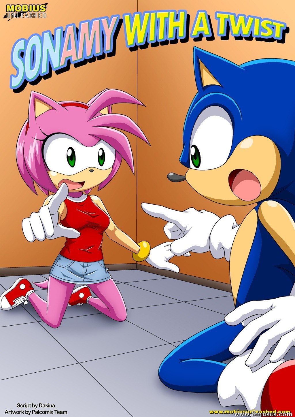 Sonic and Amy with a TWIST