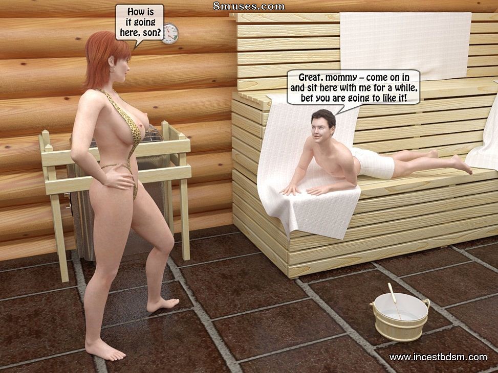 Steamy Incest BDSM Sex in Sweatroom — page 11