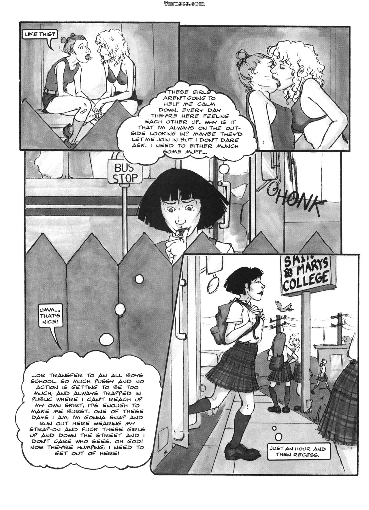 The Adventures of a Lesbian College School Girl — page 13