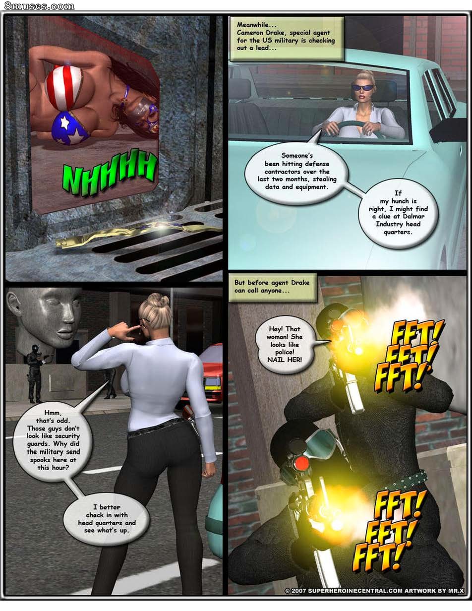 Ms Americana and Omega Woman - Terror Strikes — page 8