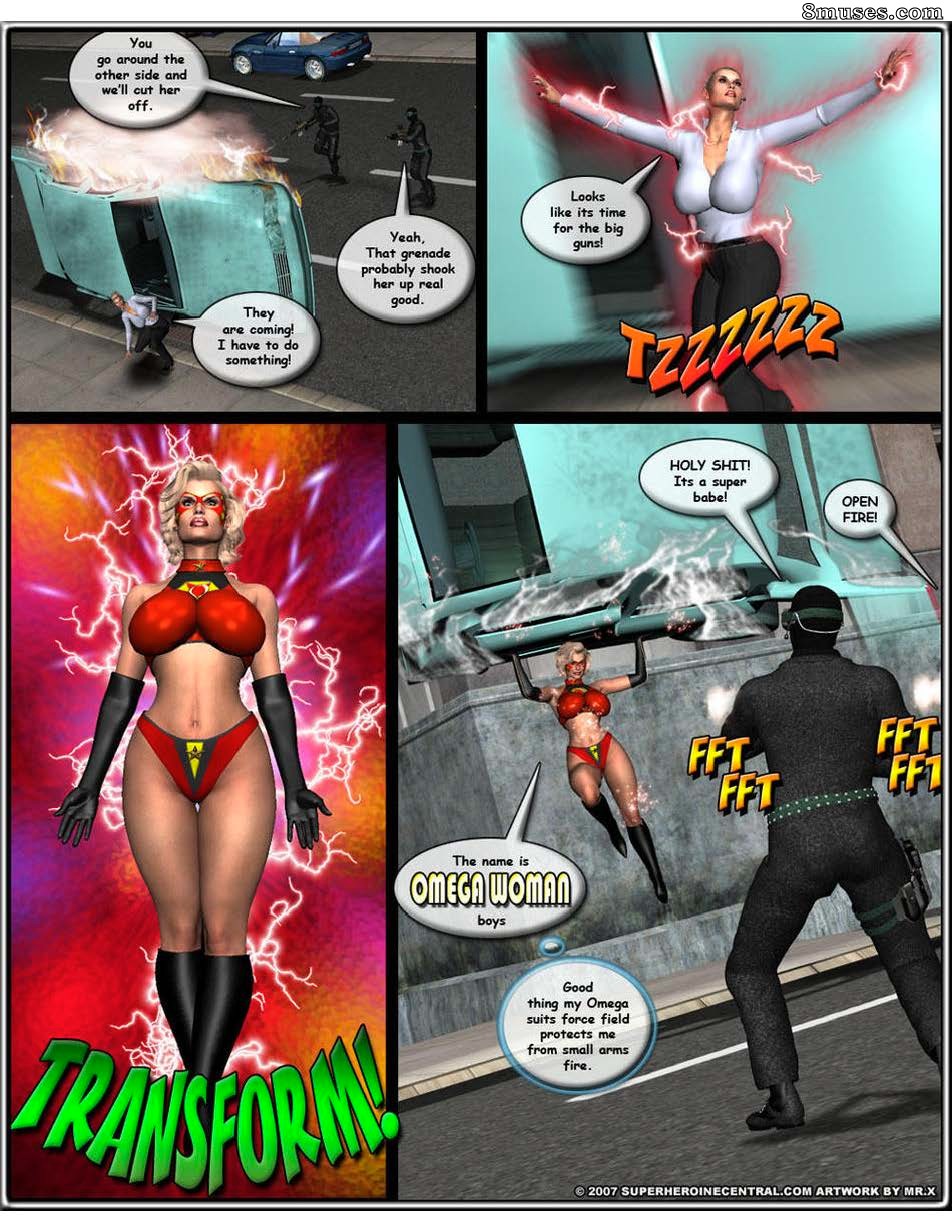 Ms Americana and Omega Woman - Terror Strikes — page 10