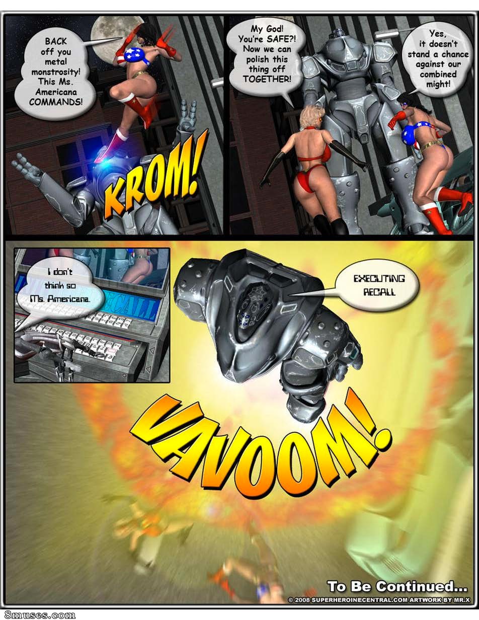 Ms Americana and Omega Woman - Terror Strikes — page 21