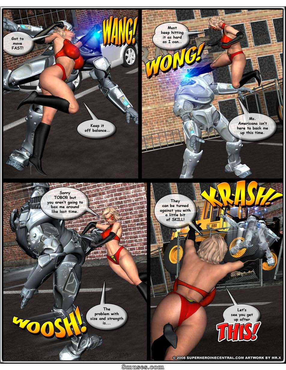 Ms Americana and Omega Woman - Terror Strikes — page 38