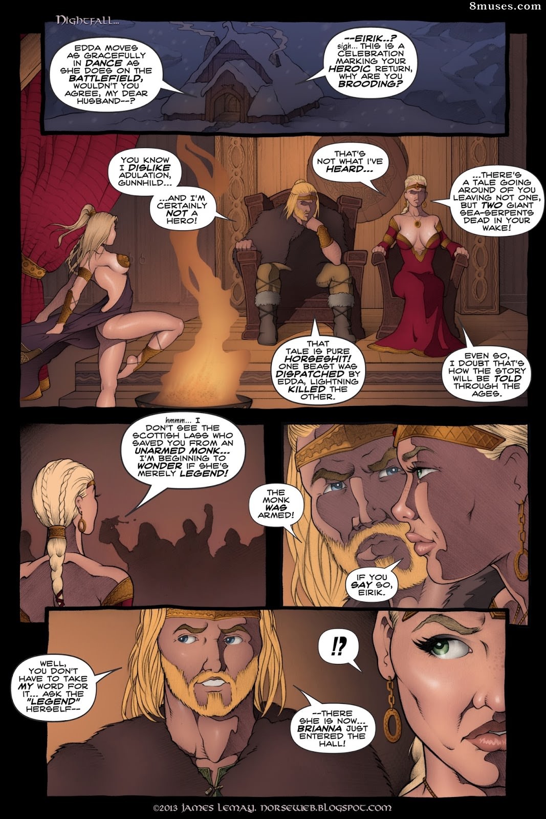 Norse Dawn of The Shield Maiden — page 77