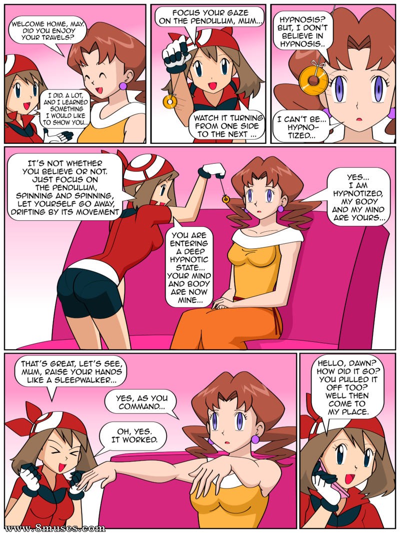 Pokemon - Mother-Daughter Hypnotic Relations