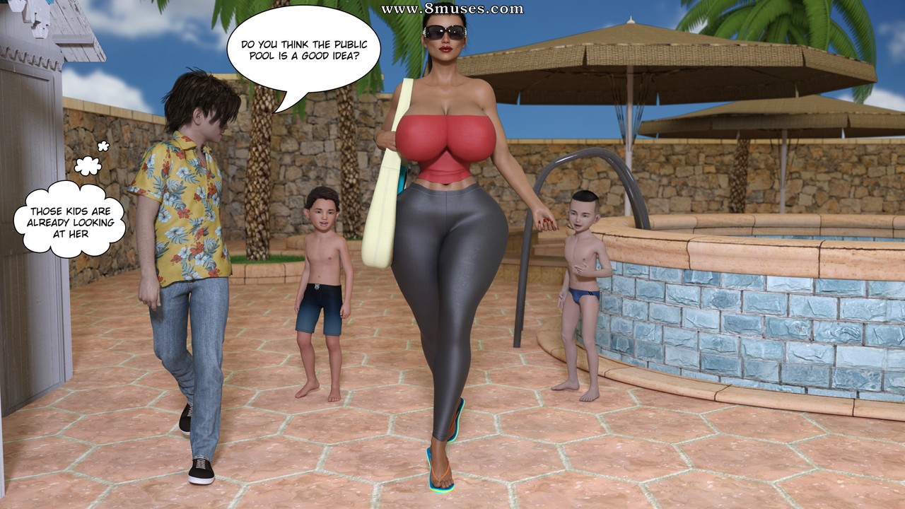 Poolside With Busty MILF — page 62