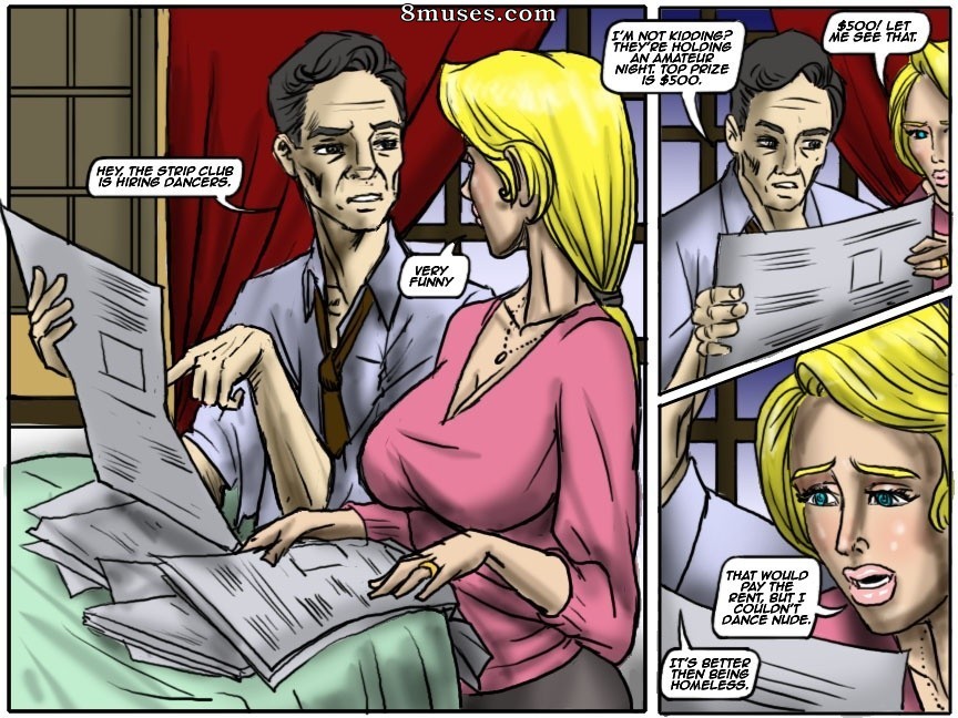 Recession Blues-Wife Forced to Strip — page 3