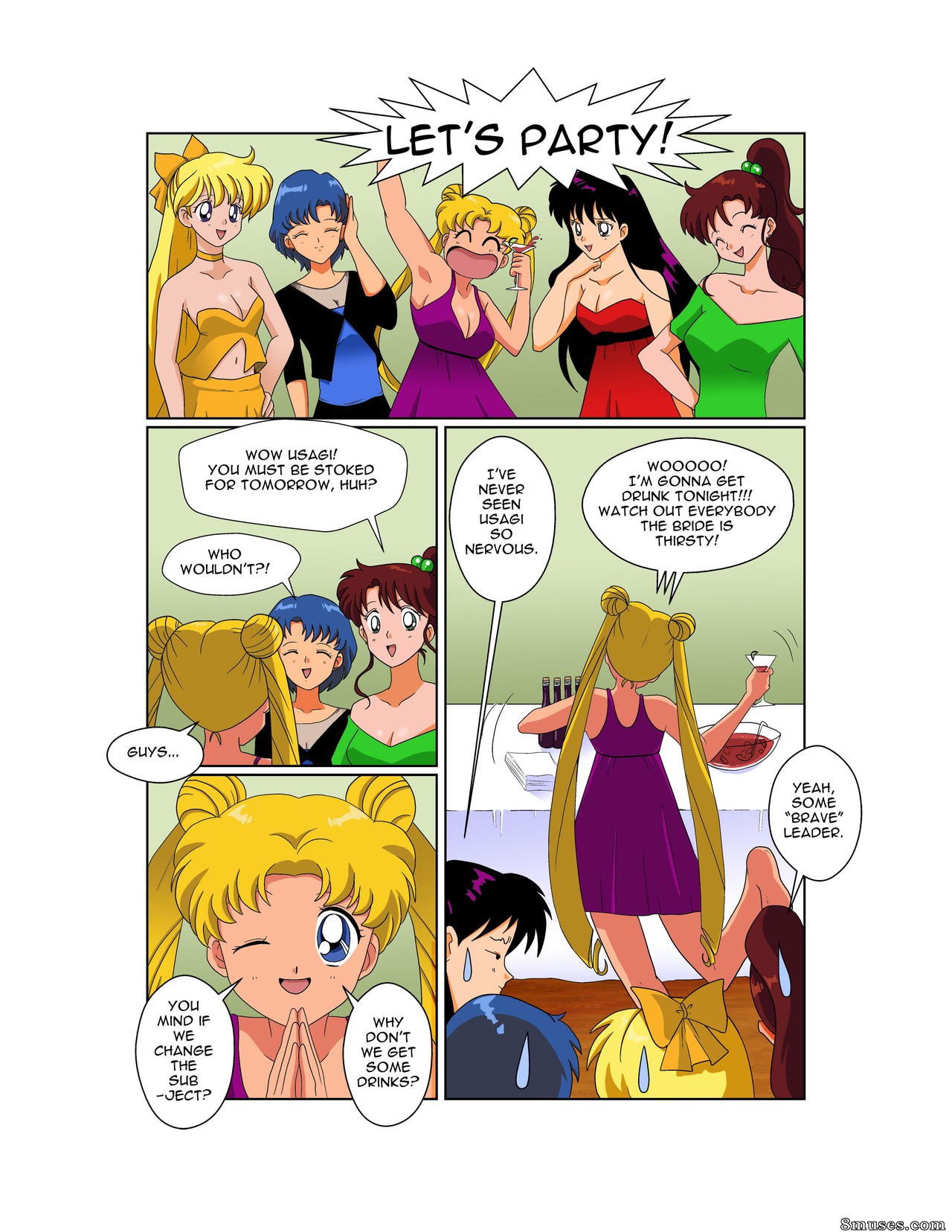 Sailor Moon - The Bachelorette Party — page 4