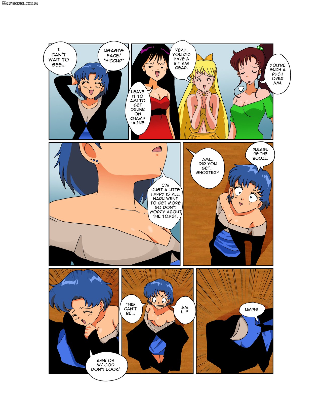 Sailor Moon - The Bachelorette Party — page 8