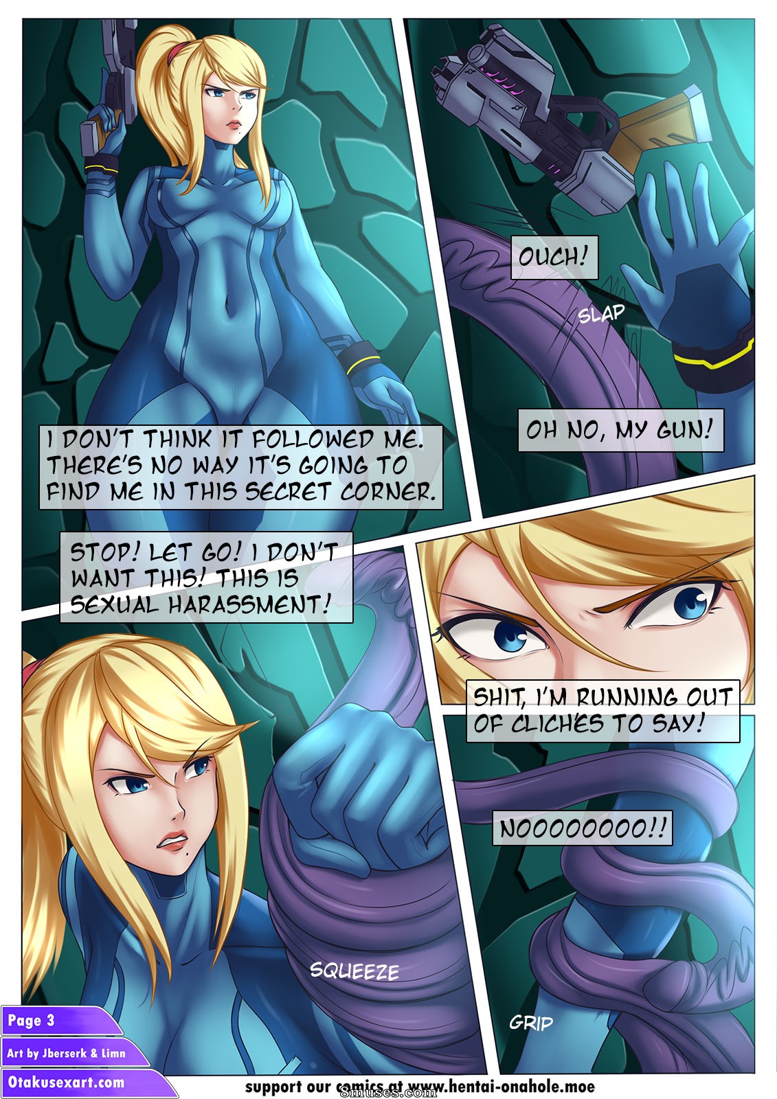 Samus Aran's Alien Impregnation Creampie Fucktime — page 5