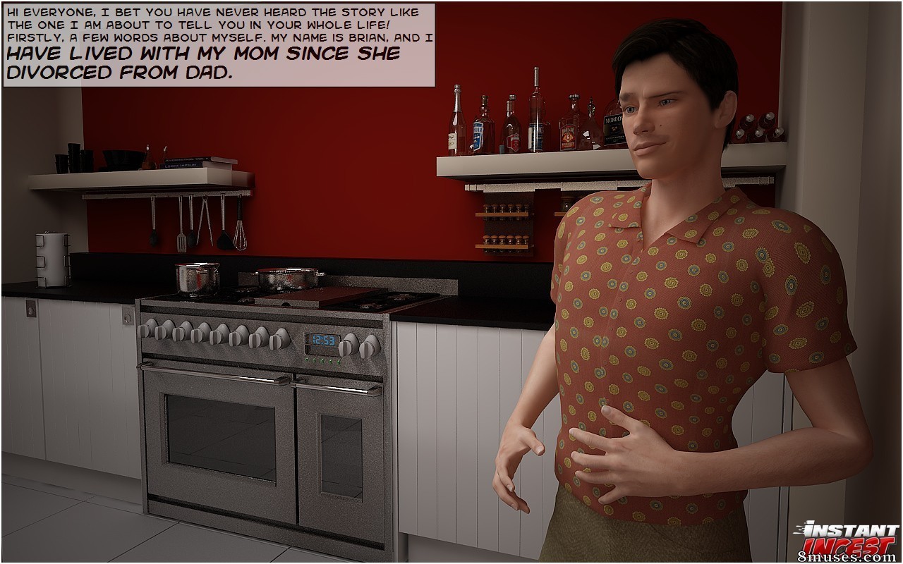 Screwing momma on the kitchen floor