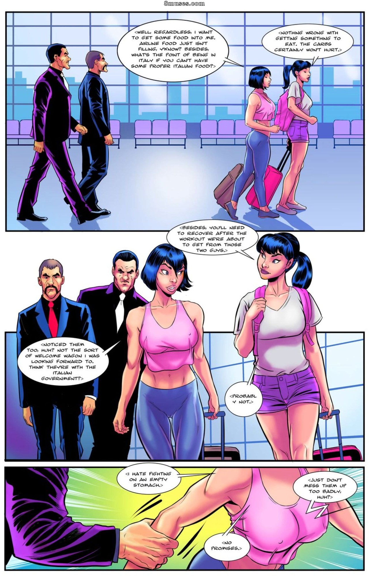 The Giantess Fight - Round One — page 6