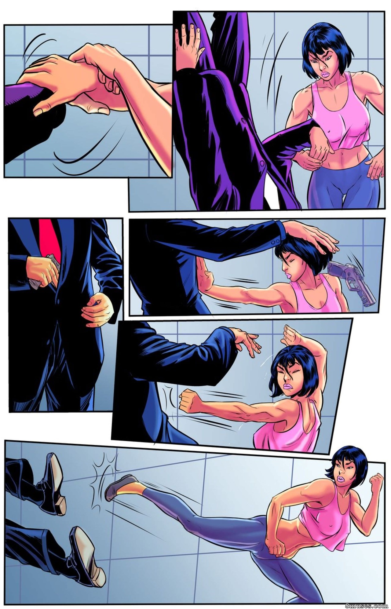 The Giantess Fight - Round One — page 7