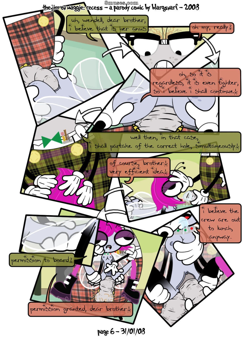 The Jizz on Maggie - Recess — page 6