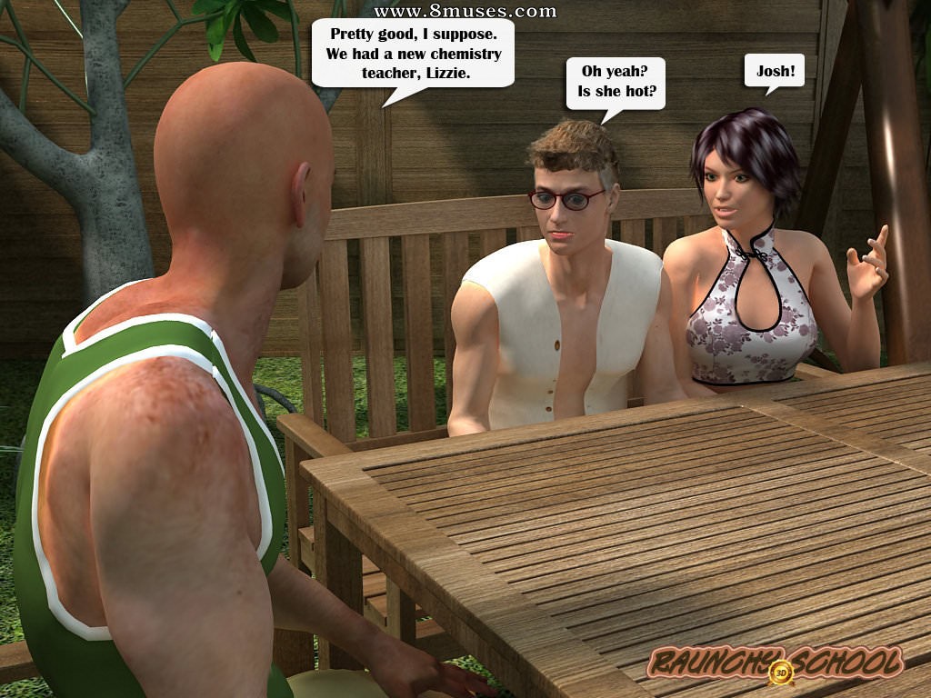 Threesome With a Sexy Milf in Backyard — page 2